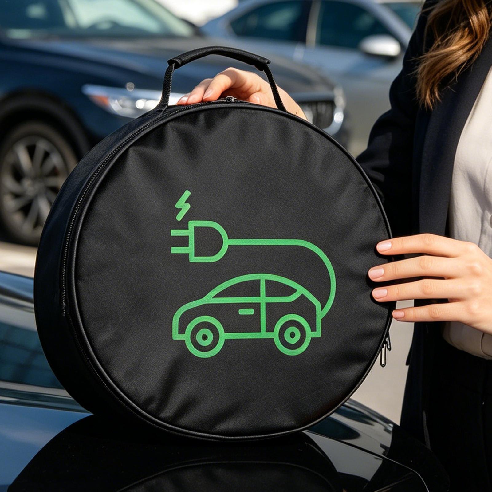 Storage Basket Fabric - EV Charging Cable Storage Bag Electric