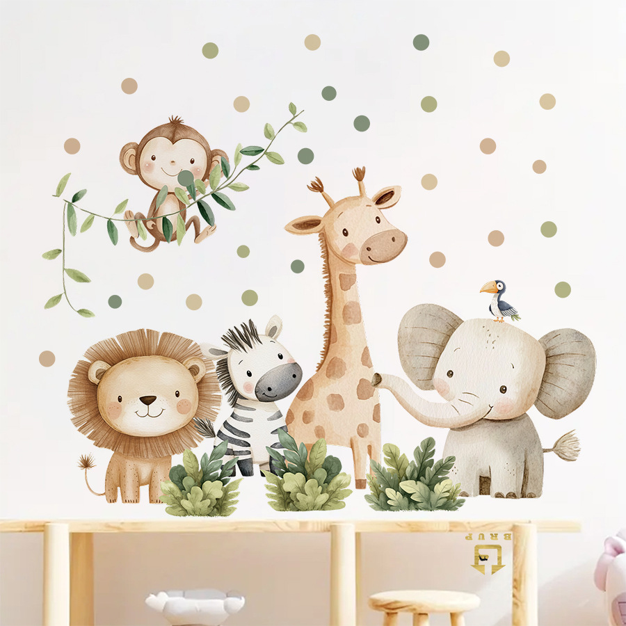 Boho Forest Animals Wall Stick - Baby Nursery Design review and price