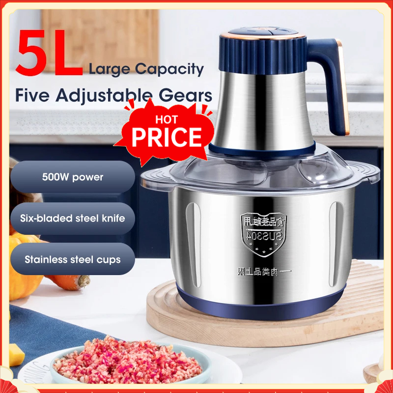 5L Electric Meat Grinders 304  - Baby Food Processor review and price