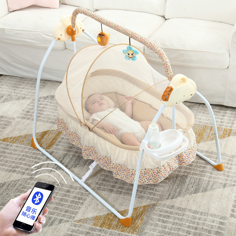 Smart Electric Baby Cradle Bed - Baby Nursery Hamper review and price