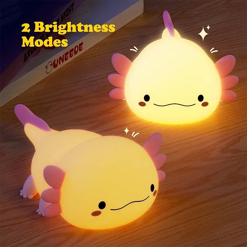 Cute Axolotl Night Light Silic - Baby Nursery Light review and price