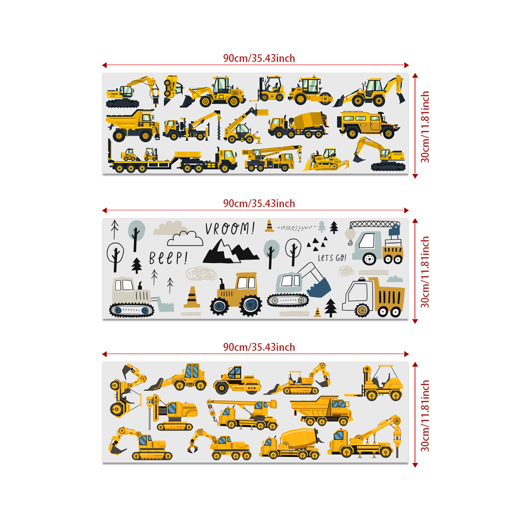 Cartoon Excavator Engineering  - Baby Nursery Design review and price