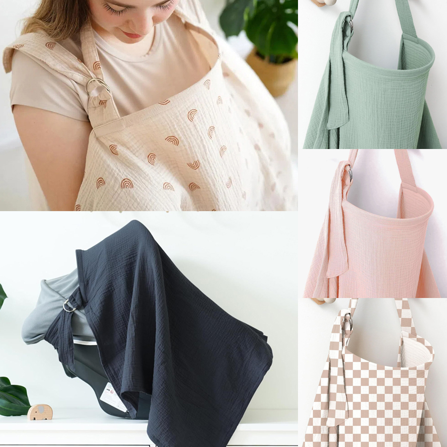 Muslin Breastfeeding Cover Por - Baby Nursery Hospital review and price