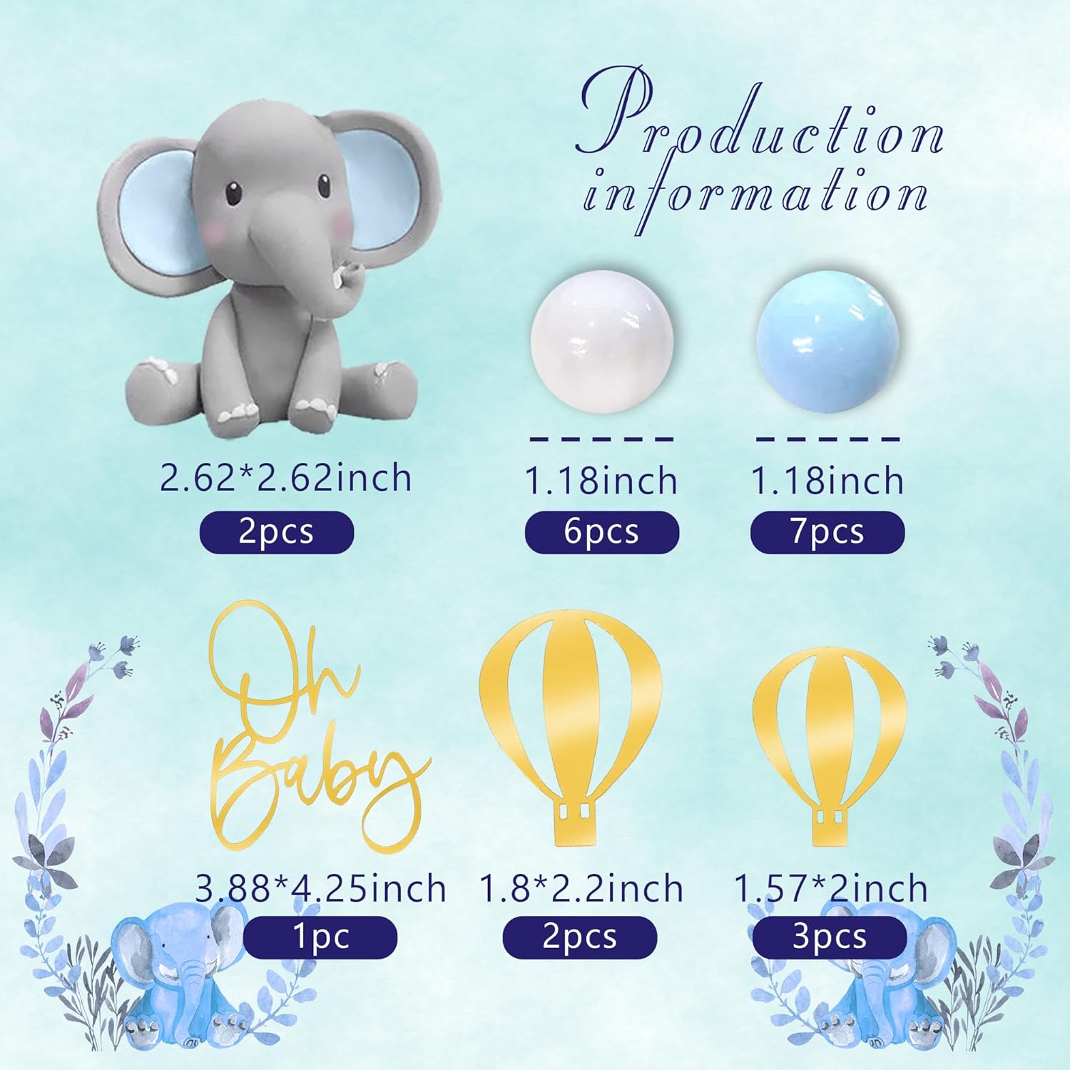 Elephant Cake Decoration Baby  - Baby Food Processor review and price