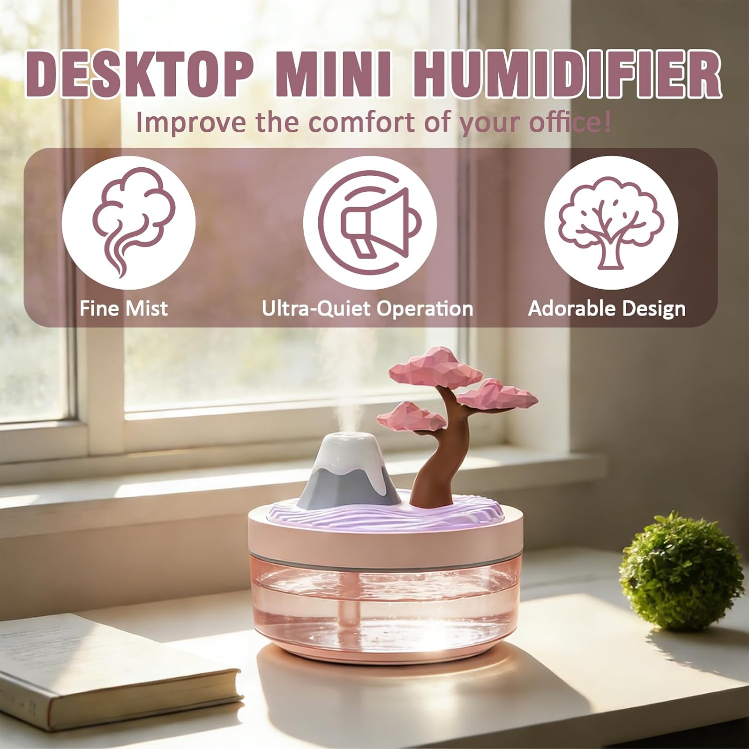 2026 New Upgrade Cherry Blosso - Humidifier Nursery Quiet review and price