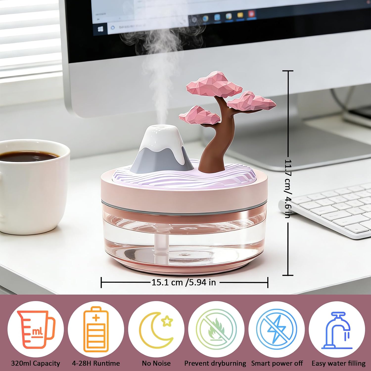 2026 New Upgrade Cherry Blosso - Humidifier Nursery Quiet review and price