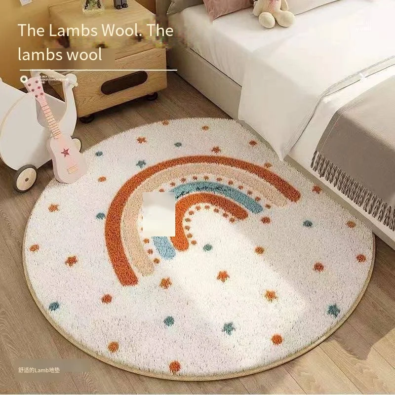 VIKAMA Cartoon Round Imitation - Baby Nursery Rug review and price