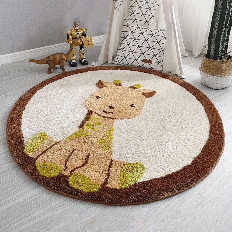 VIKAMA Cartoon Round Imitation - Baby Nursery Rug review and price
