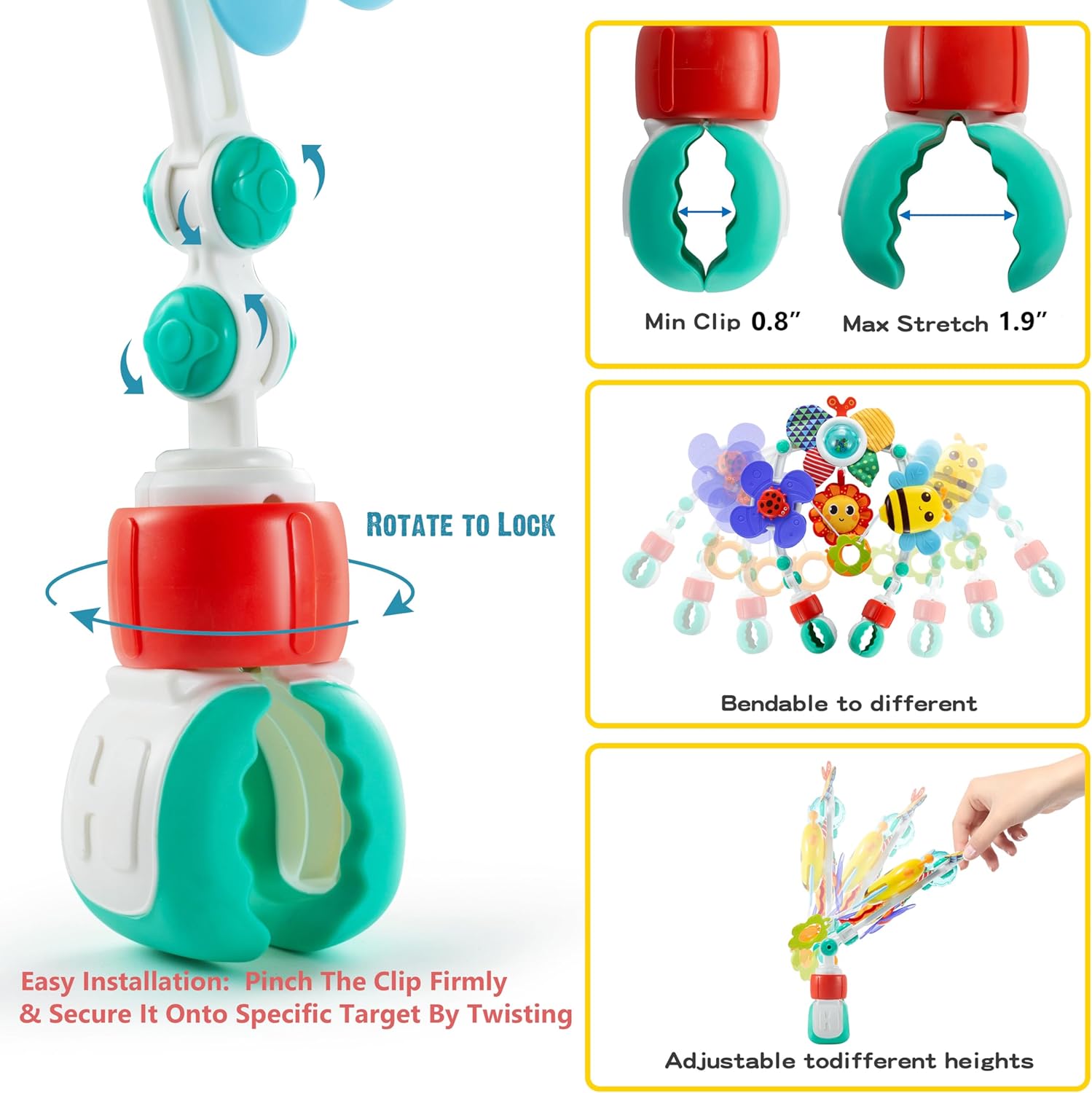 Adjustable Arch Bassinet Toys  - Baby Nursery Hamper review and price
