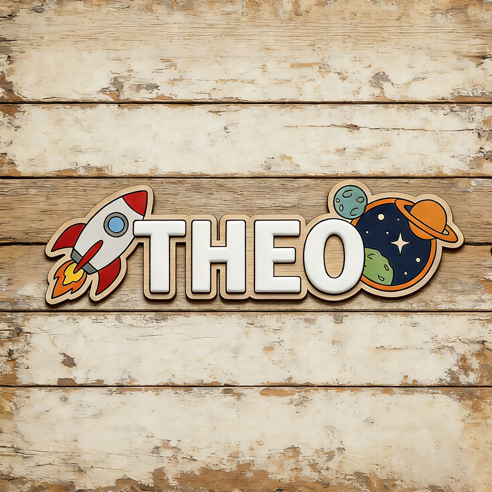 Personalized Space Rocket Name - Baby Nursery Decor review and price