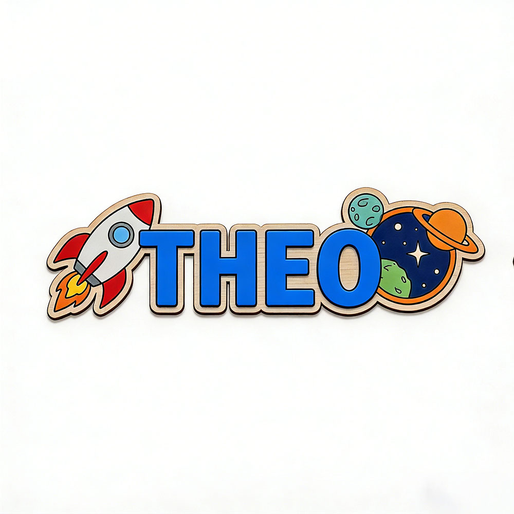 Personalized Space Rocket Name - Baby Nursery Decor review and price