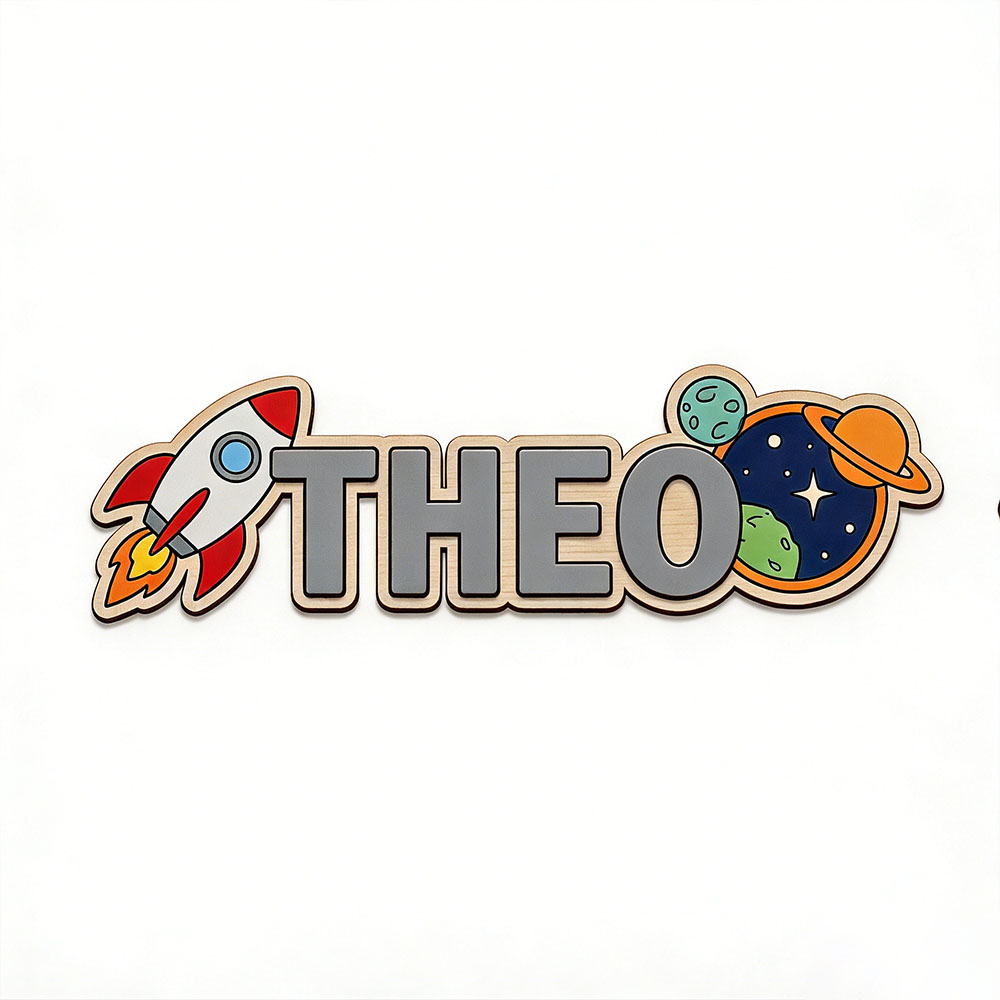 Personalized Space Rocket Name - Baby Nursery Decor review and price