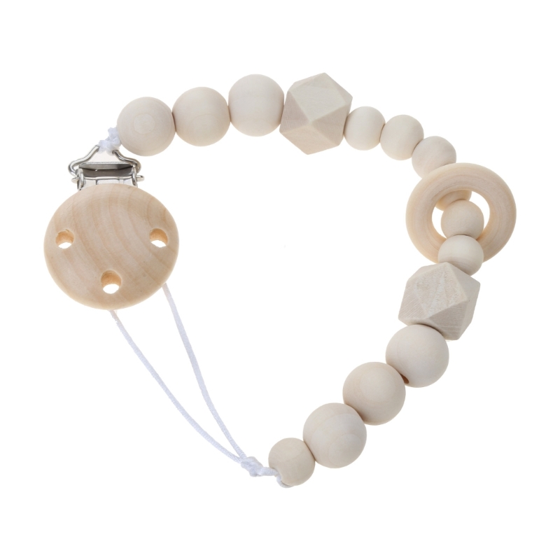 Baby Pacifier Clip Chain Woode - Baby Nursery Hospital review and price