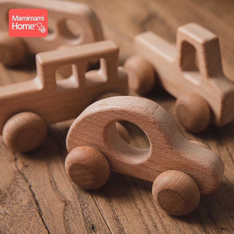 1pc Wooden Car Baby Toys BPA F - Baby Nursery Hospital review and price