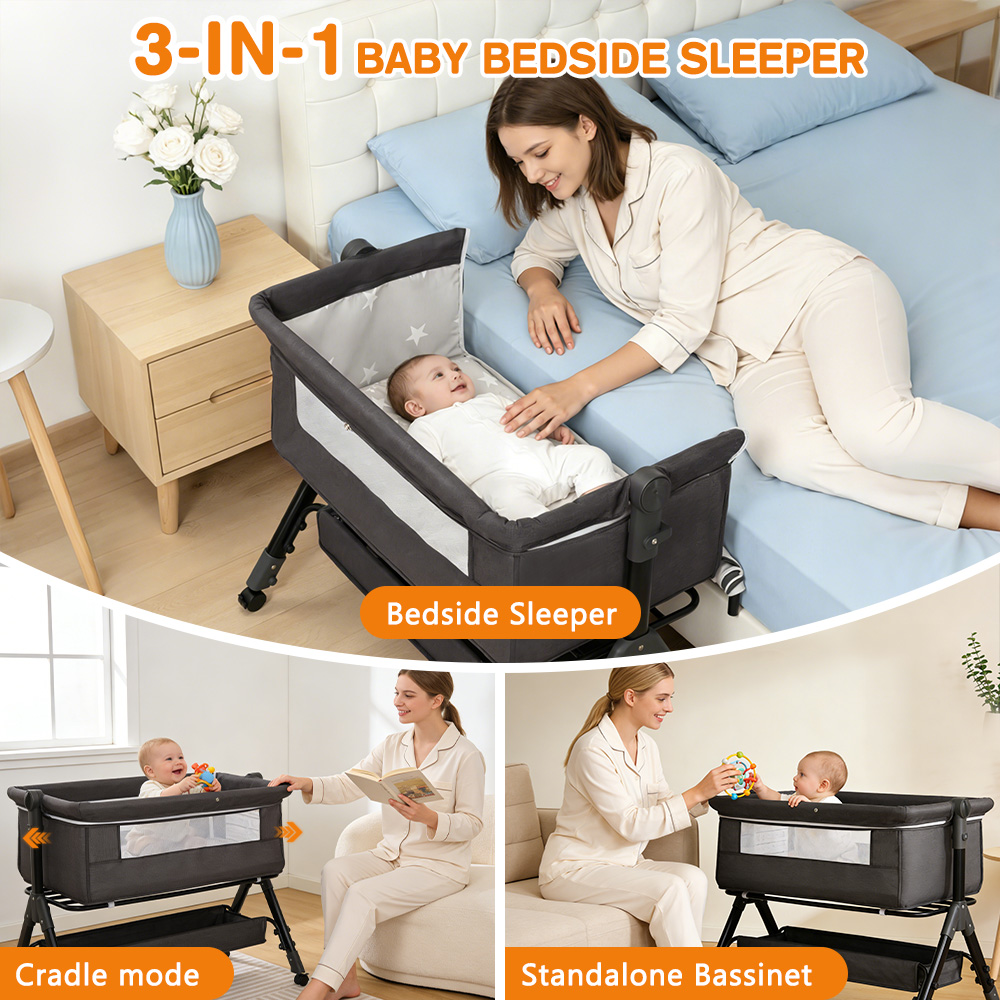 3 in 1 Baby Bassinet Bedside S - Baby Nursery Hamper review and price