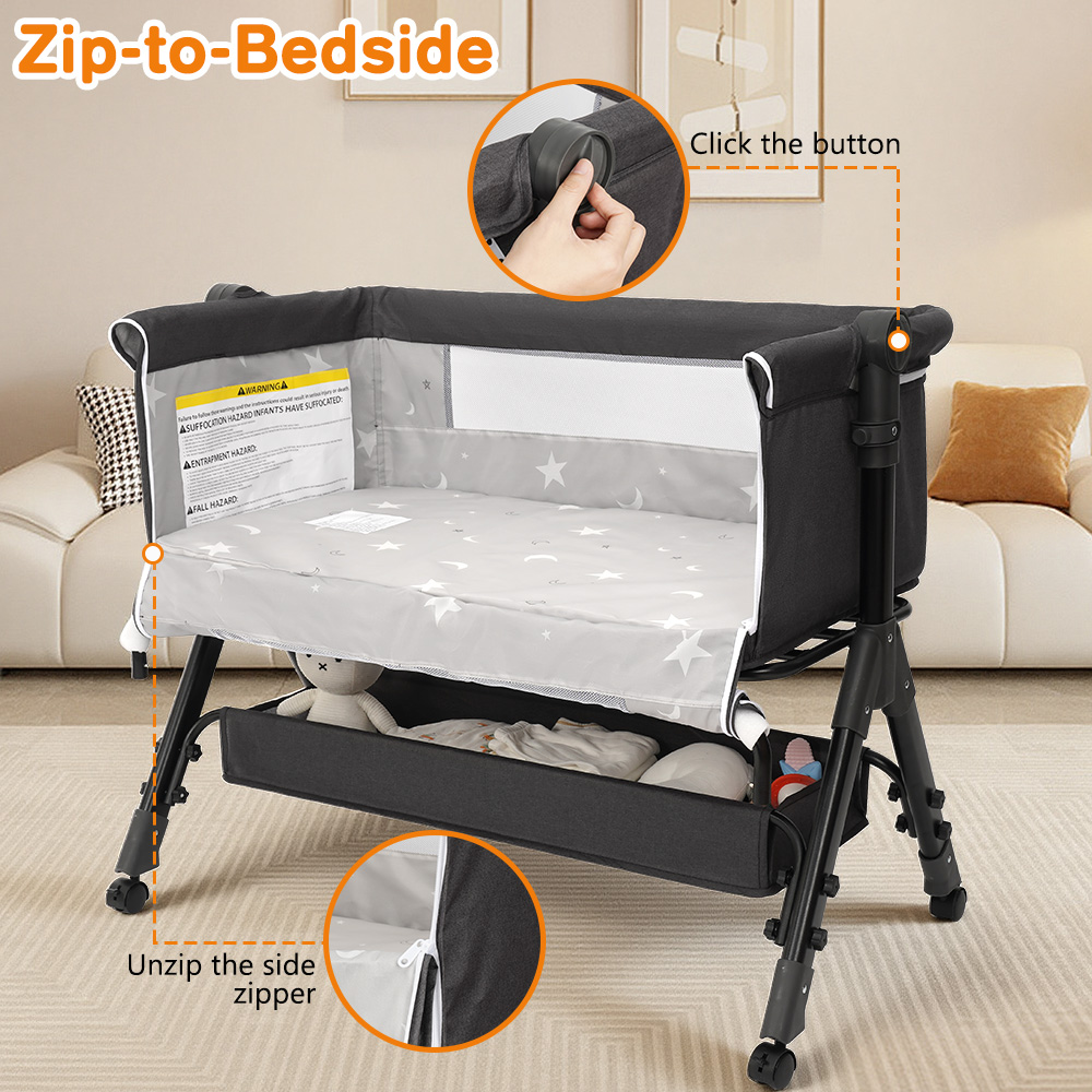 3 in 1 Baby Bassinet Bedside S - Baby Nursery Hamper review and price