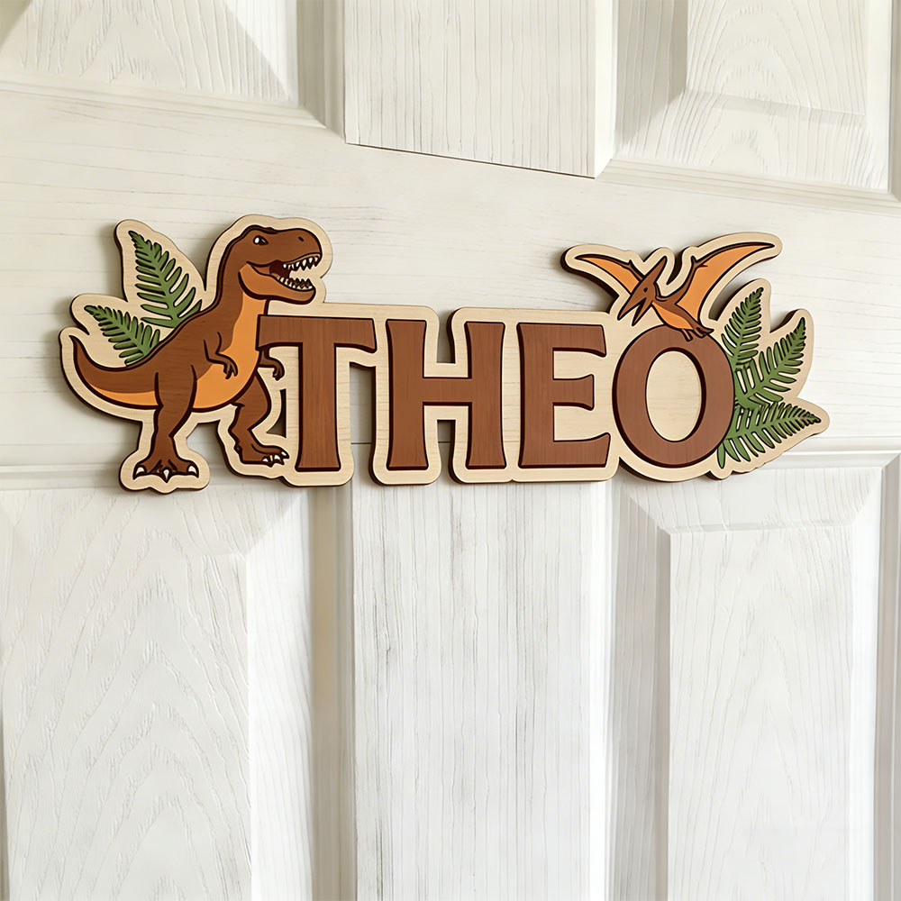 Personalized Dinosaur Name Sig - Baby Nursery Decor review and price