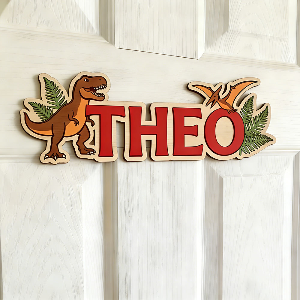 Personalized Dinosaur Name Sig - Baby Nursery Decor review and price