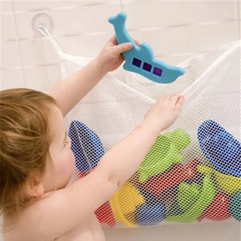 Baby Bathroom Mesh Bath Bag Ki - Storage Basket Fabric review and price