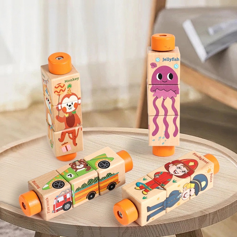 Baby Wooden Rotating Jigsaw Pu - Baby Nursery Games review and price
