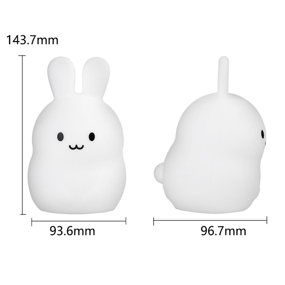 Touch Sensor Rabbit Night Ligh - Baby Nursery Light review and price