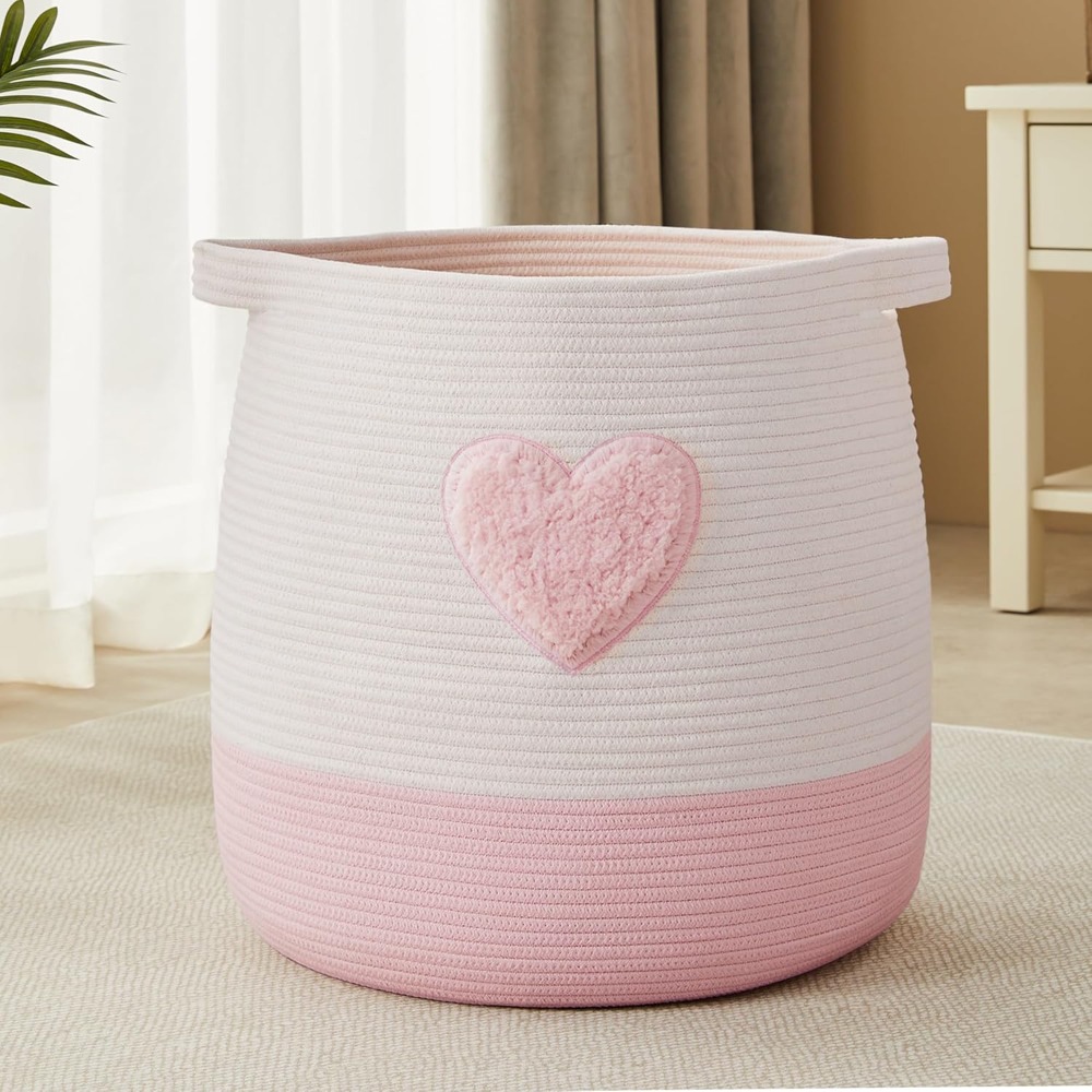 Pink Laundry Basket Hamper for - Baby Nursery Hamper review and price