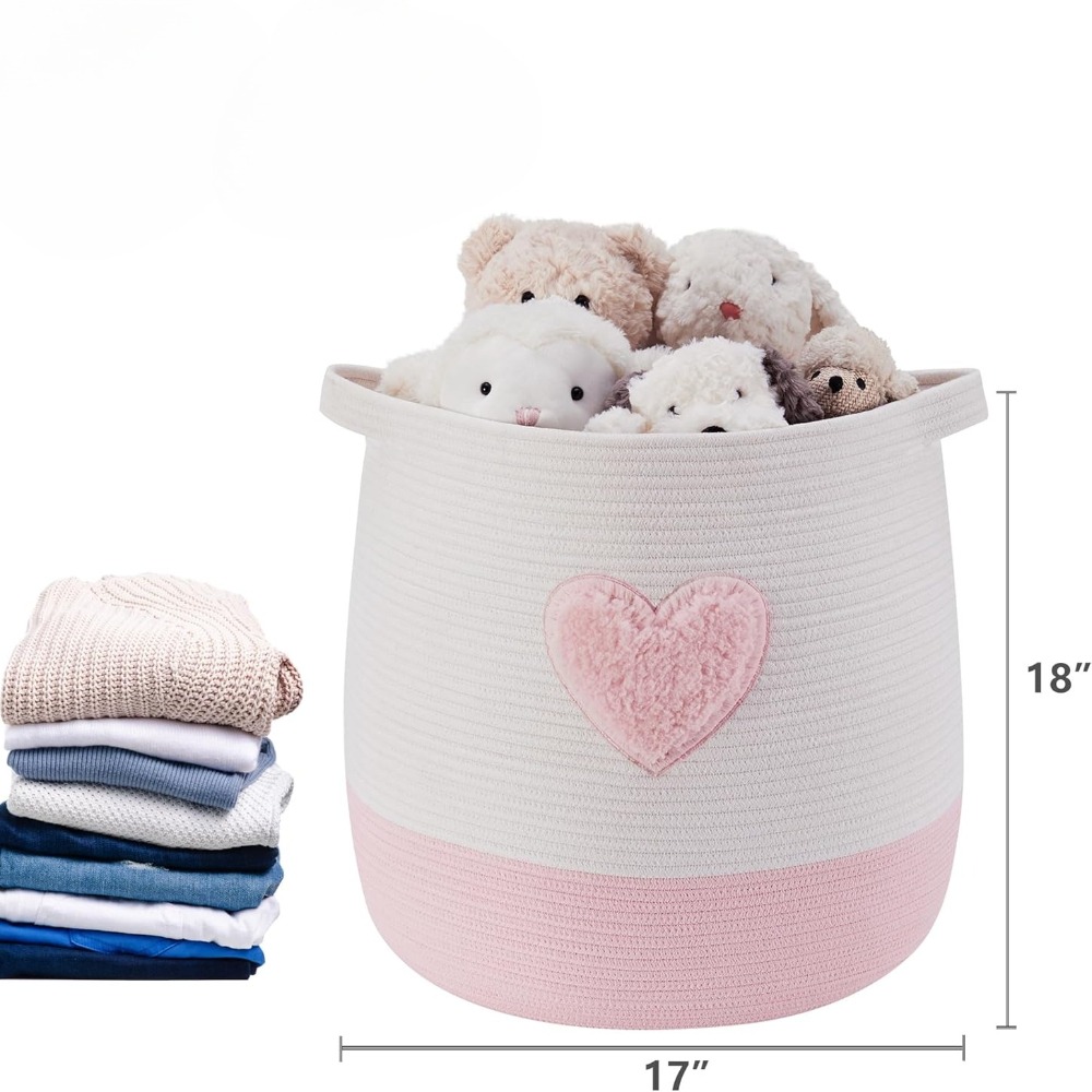 Pink Laundry Basket Hamper for - Baby Nursery Hamper review and price