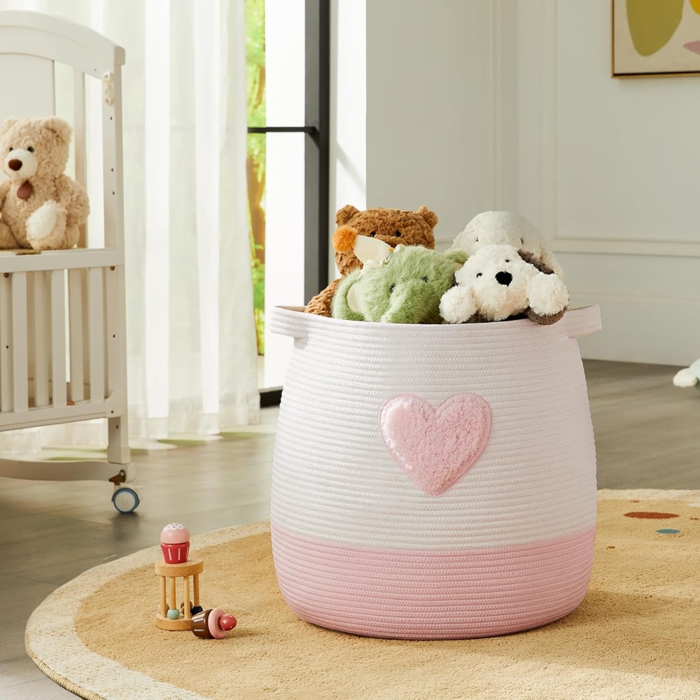 Pink Laundry Basket Hamper for - Baby Nursery Hamper review and price