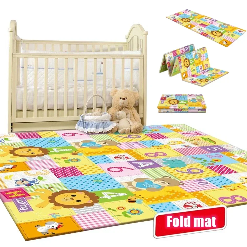 Baby Play Mats Foldable Xpe Pu - Baby Nursery Games review and price