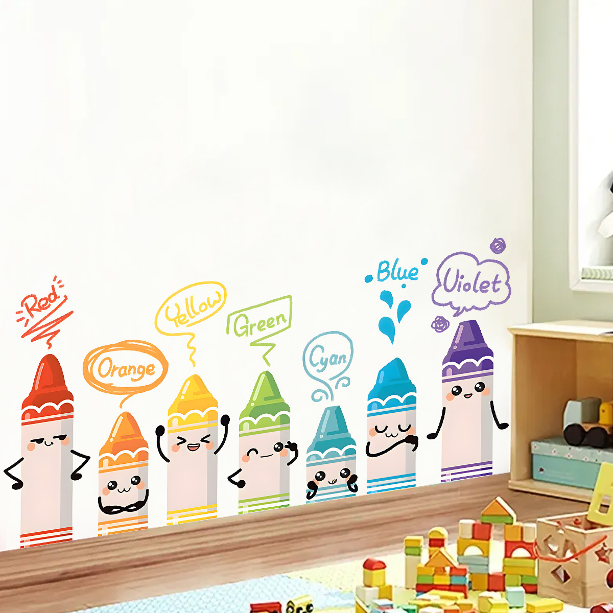 Cartoon Cute Colorful Crayon P - Baby Nursery Design review and price