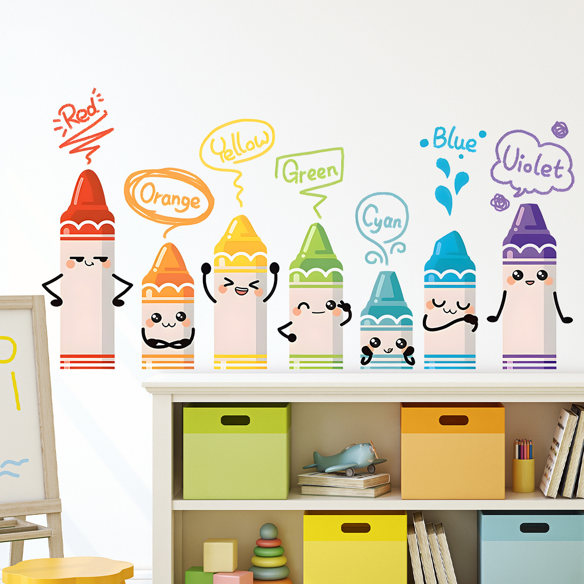 Cartoon Cute Colorful Crayon P - Baby Nursery Design review and price