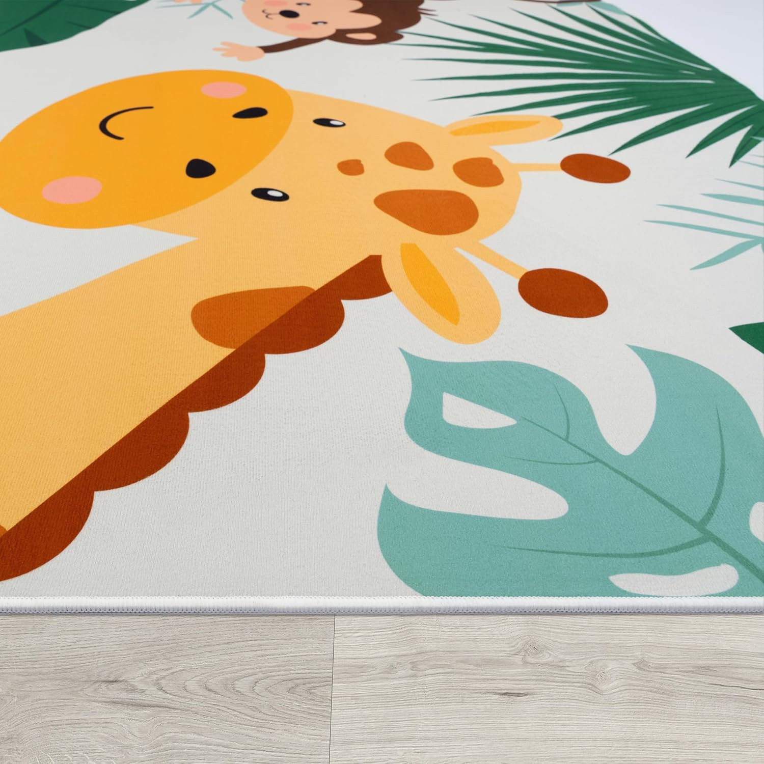 Soft Round Jungle Animal Print - Baby Nursery Jungle Rug review and price