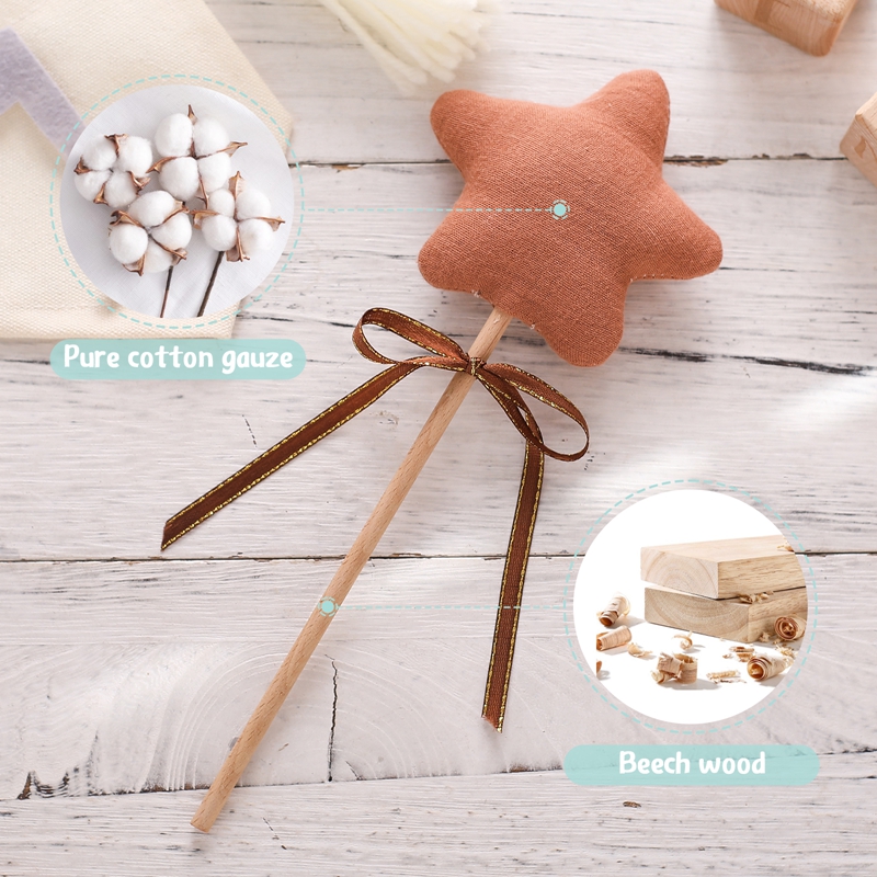 1PC Baby Rattle Toy Beech Wood - Baby Nursery Hospital review and price