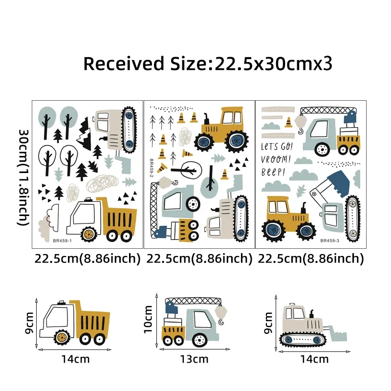 Hand Drawn Cute Cars Cargo Tru - Baby Nursery Design review and price