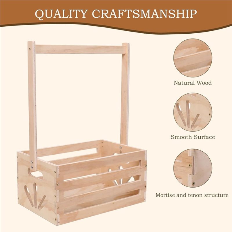 Wooden Baby Shower Gift Basket - Baby Nursery Hamper review and price