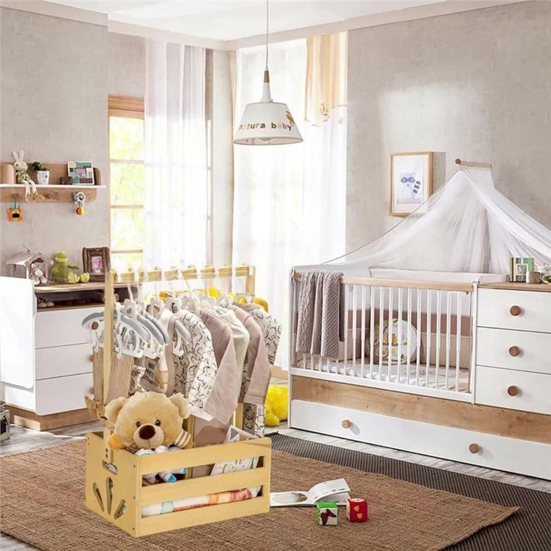 Wooden Baby Shower Gift Basket - Baby Nursery Hamper review and price