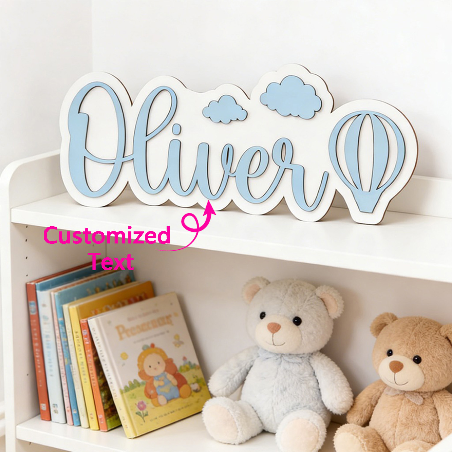 Personalized Hot Air Balloon & - Baby Nursery Decor review and price