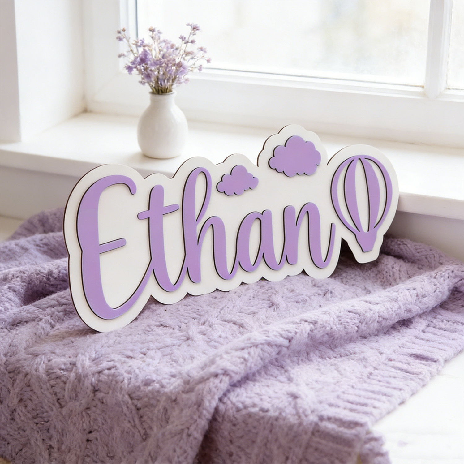 Personalized Hot Air Balloon & - Baby Nursery Decor review and price