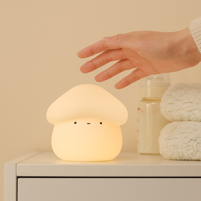 1Pcs Mushroom Head Silicone Ni - Baby Nursery Light review and price