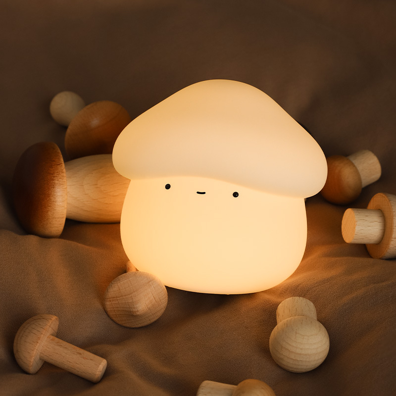 1Pcs Mushroom Head Silicone Ni - Baby Nursery Light review and price