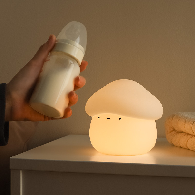 1Pcs Mushroom Head Silicone Ni - Baby Nursery Light review and price