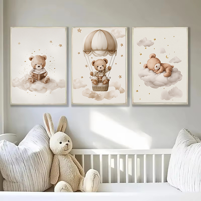 3pcs/set Bohemian Teddy Bear A - Baby Nursery Decor review and price